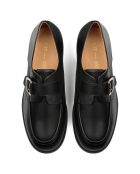 Mocassins en Cuir Nebula Glow noirs