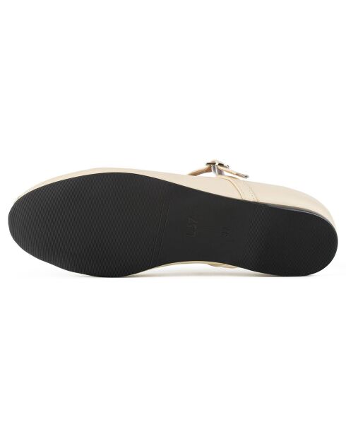 Ballerines en Cuir The Way You Move nude