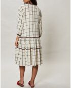 Vestido Cademie en color crudo