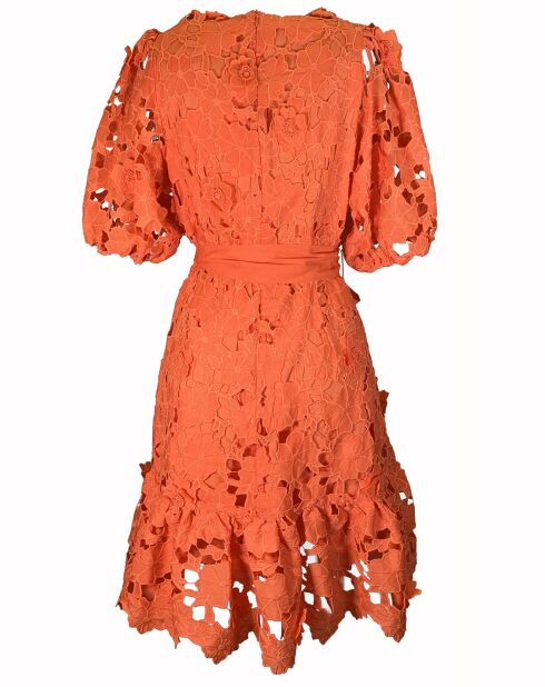 Robe Peisey imprimée orange