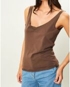 Débardeur marron