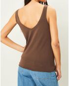 Débardeur marron
