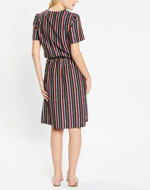 Abito Betina a righe multicolor