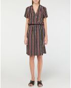 Abito Betina a righe multicolor