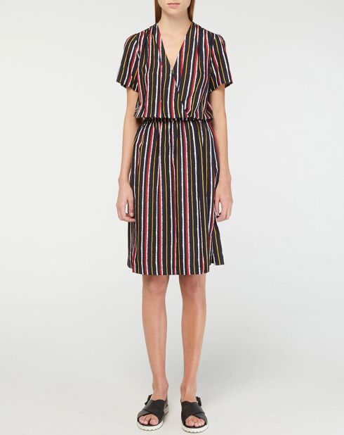 Abito Betina a righe multicolor