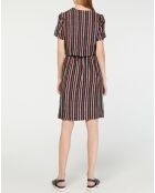 Abito Betina a righe multicolor