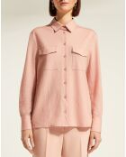 Chemise droite Merlin rose