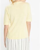 Pull en Lin & Coton Malia jaune