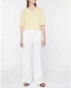Pull en Lin & Coton Malia jaune