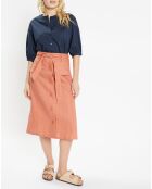 Top en Popeline de Coton bio Misto bleu marine