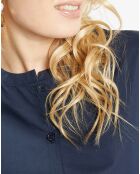 Top en Popeline de Coton bio Misto bleu marine