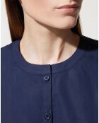 Top en Popeline de Coton bio Misto bleu marine