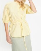 Top en Popeline de Coton bio Misto jaune