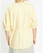 Top en Popeline de Coton bio Misto jaune