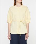 Top en Popeline de Coton bio Misto jaune