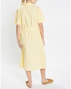 Robe en Popeline de Coton bio Micro jaune