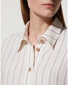 Robe longue en Popeline de Coton bio Micro écrue