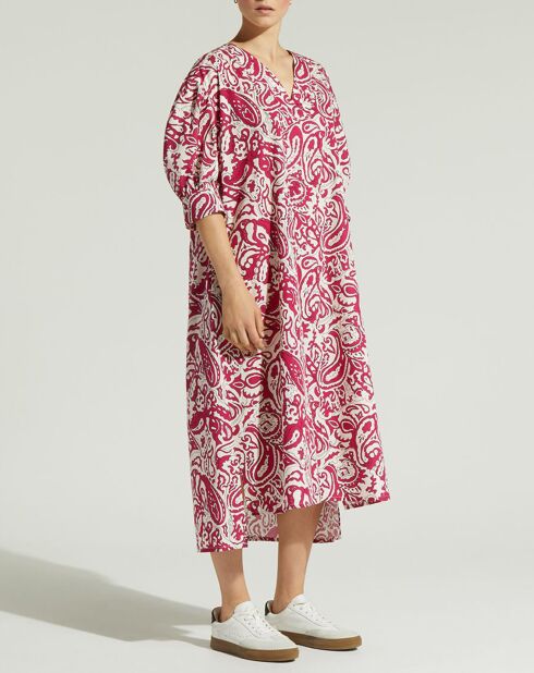 Robe Pipo imprimée rose