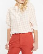 Chemise ample Polly à carreaux multicolore