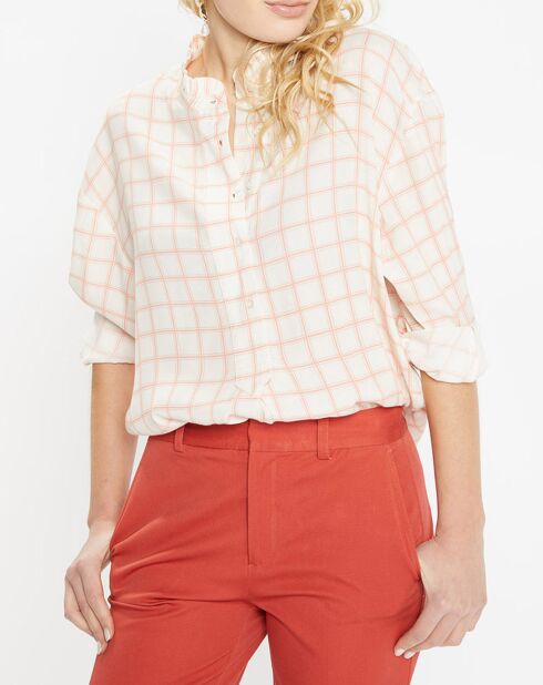 Chemise ample Polly à carreaux multicolore