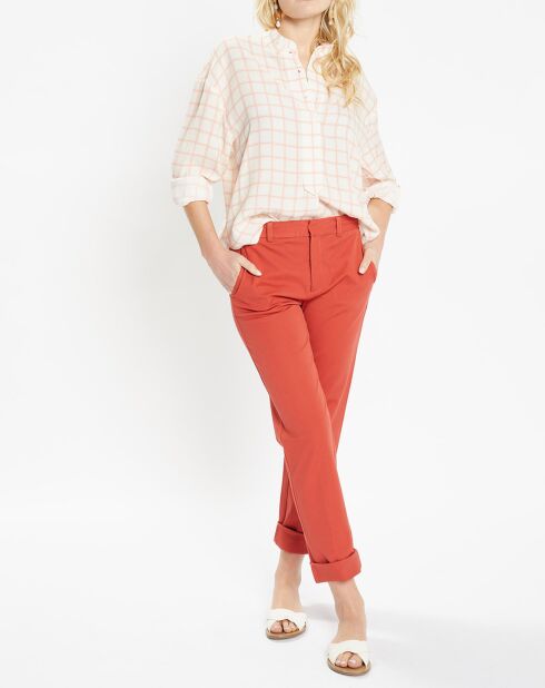 Chemise ample Polly à carreaux multicolore