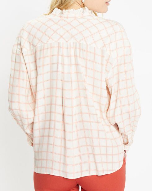 Chemise ample Polly à carreaux multicolore