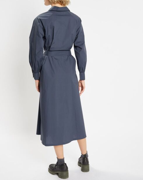 Robe-Chemise  Pom gris foncé
