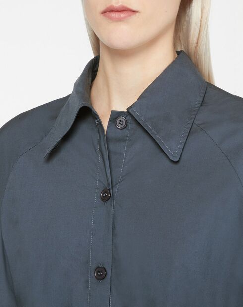 Robe-Chemise  Pom gris foncé