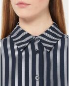 Robe-Chemise Pimi à rayures bleu marine