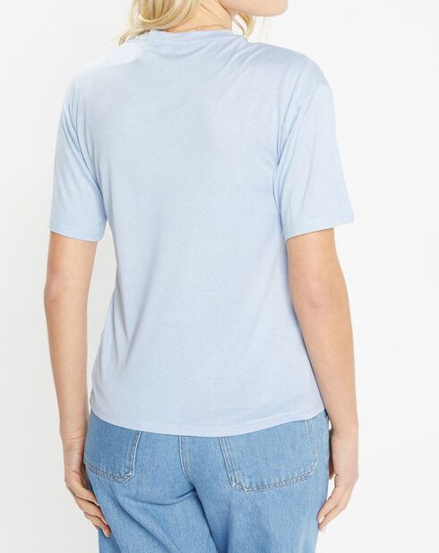 T-Shirt en Coton stretch Arold bleu clair