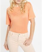 T-Shirt en Coton stretch Arold orange vif