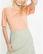 T-Shirt en Coton stretch Arold orange clair