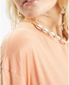 T-Shirt en Coton stretch Arold orange clair