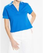 Polo en Coton piqué Ace bleu électrique