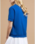 Polo en Coton piqué Ace bleu électrique