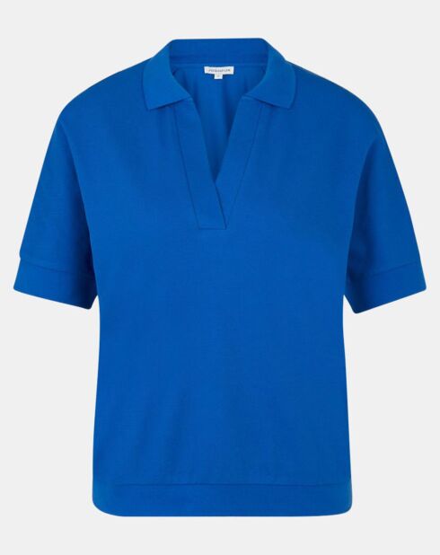 Polo en Coton piqué Ace bleu électrique