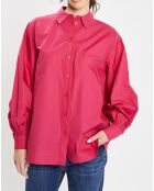 Chemise Belle rose foncé