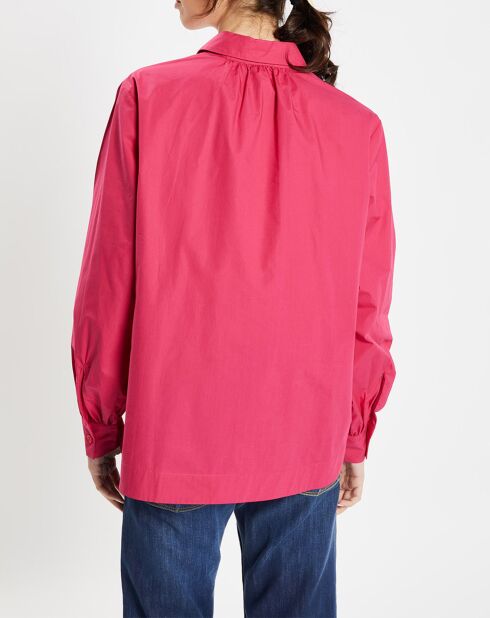 Chemise Belle rose foncé