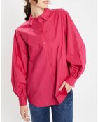 Chemise Belle rose foncé