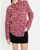 Chemise 100% Coton biologique Blush rouge moyen