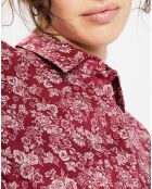 Chemise 100% Coton biologique Blush rouge moyen
