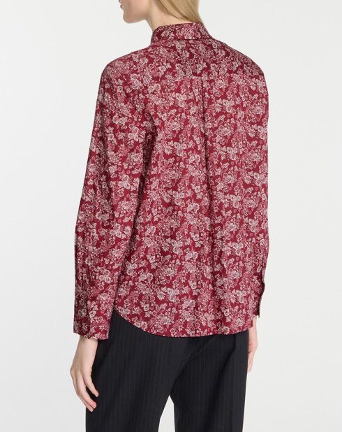 Chemise 100% Coton biologique Blush rouge moyen