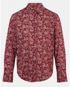 Chemise 100% Coton biologique Blush rouge moyen