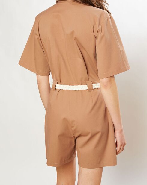 Brauner Playsuit Colombe
