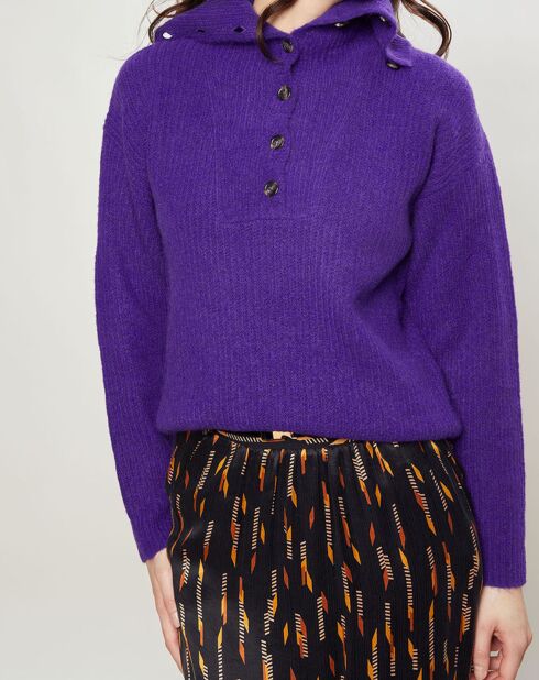 Pull en Laine mélangée Passion violet