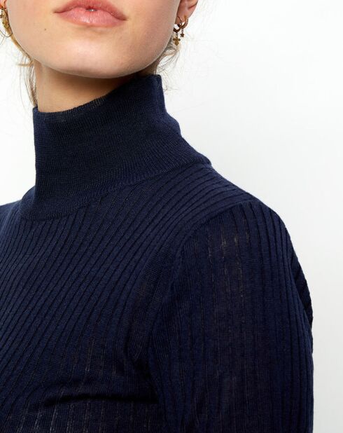 Pull en Laine mélangée Prestige marine