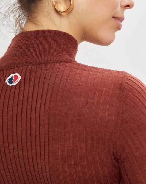 Pull en Laine mélangée Prestige noisette
