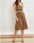 Robe 100% Lin Ritchie kaki