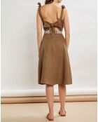 Robe 100% Lin Ritchie kaki