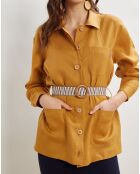 Veste 100% Lin Vera ocre